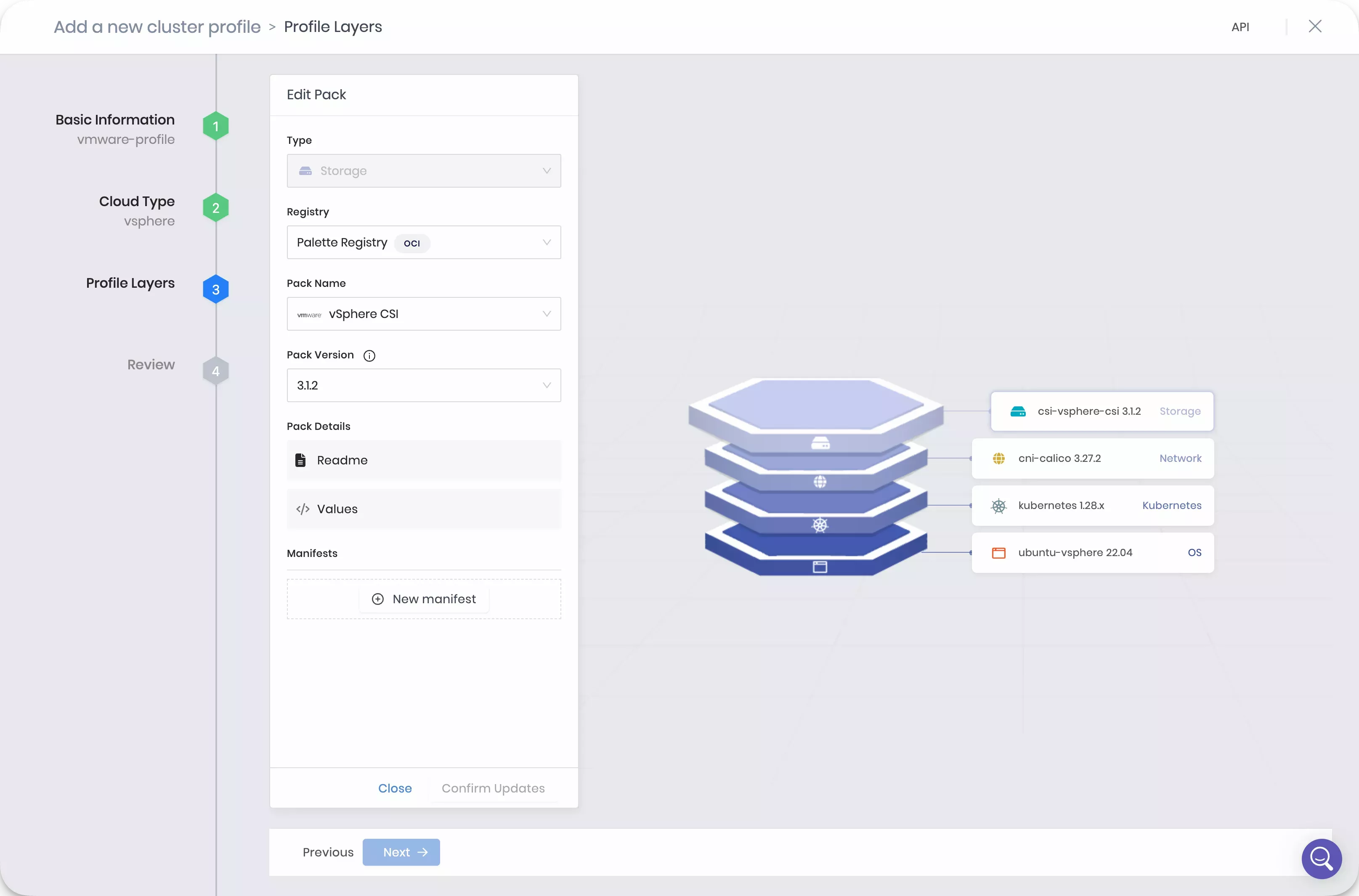 VMware core layers